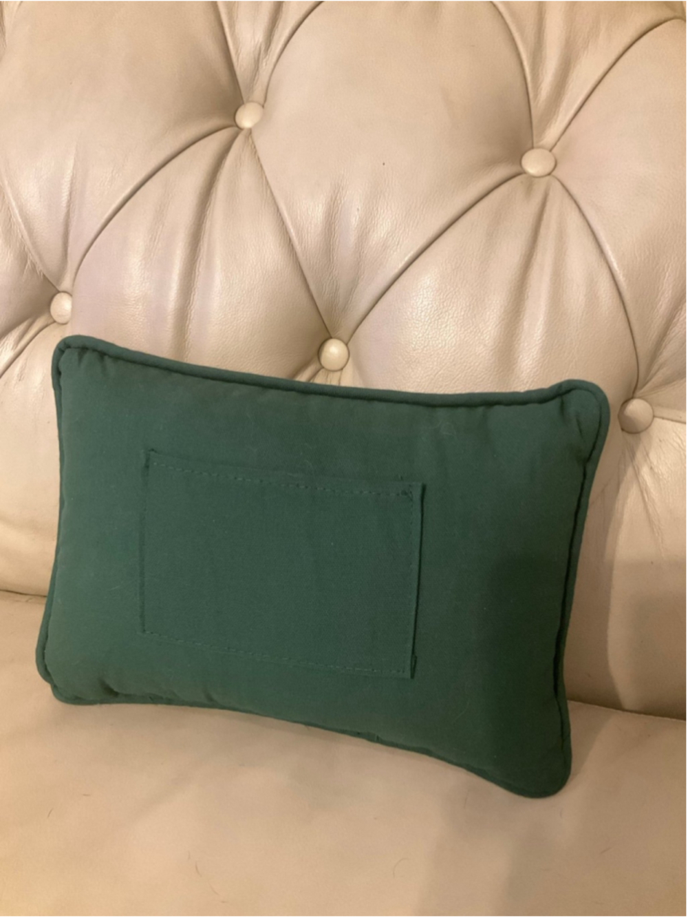 Christian Bible Verse Decorative Throw Pillow Philippians 4:6 Tapestry Green - Picture 3 of 4